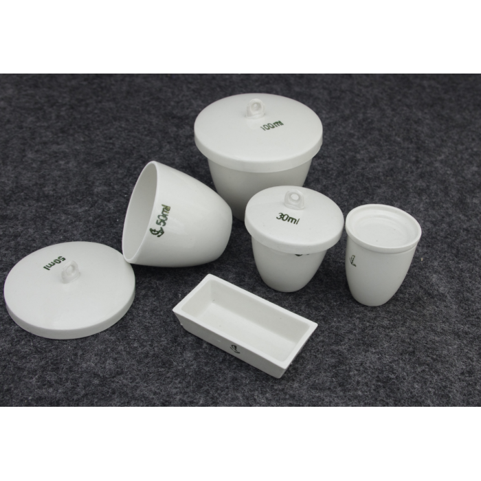 铁锚陶瓷带盖坩埚