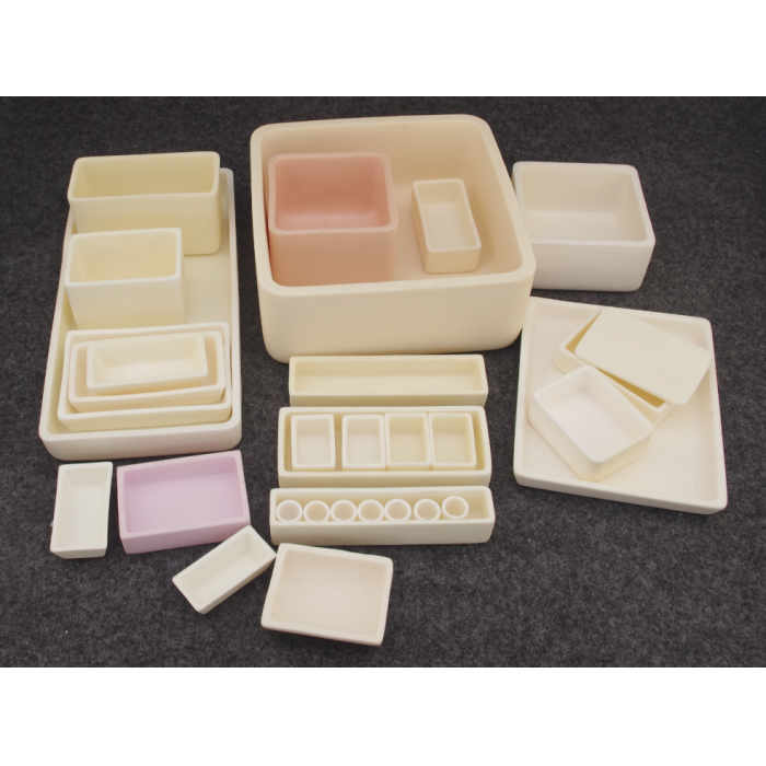 99%氧化铝 高温 刚玉坩埚 燃烧舟 带盖方形坩埚 船舟 管式烧结 半圆形分类