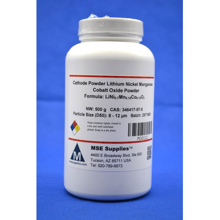 锂镍钴锰氧，LiNi0.7Mn0.15Co0.15O2