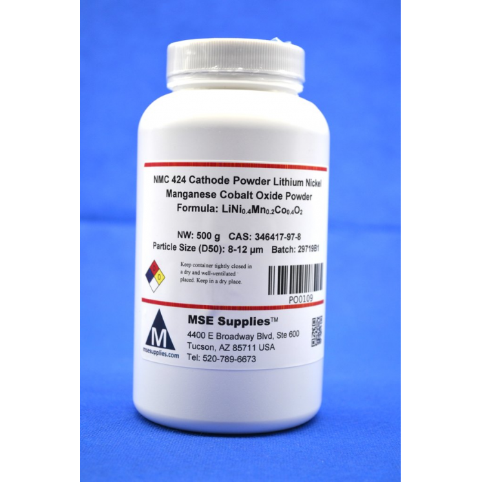 锂镍钴锰氧， LiNi0.4Mn0.2Co0.4O2 NMC 422