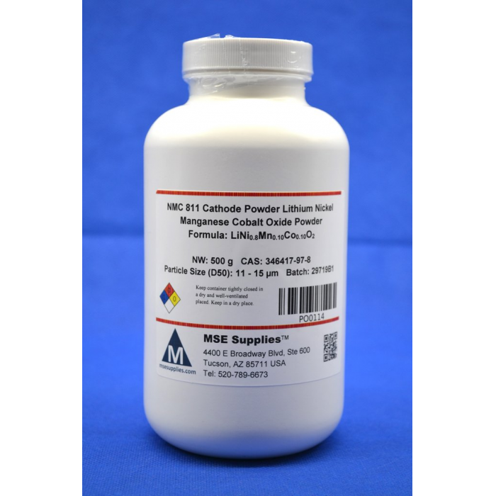 锂镍钴锰氧，LiNi0.8Co0.1Mn0.1O2 NMC 811
