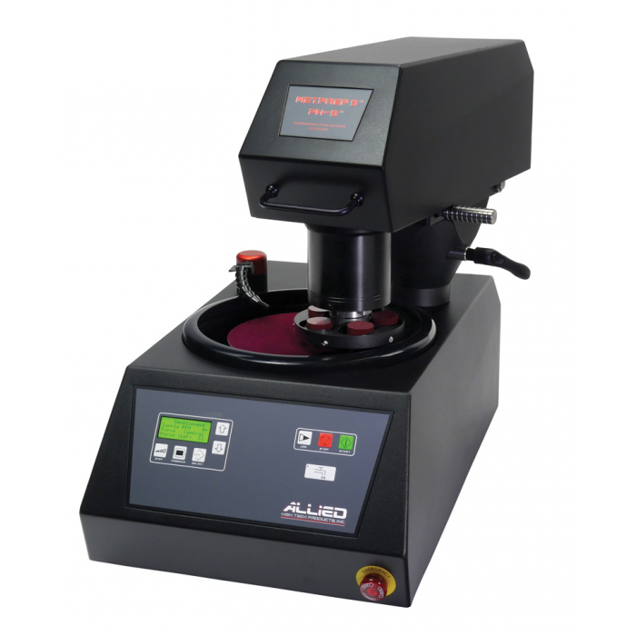 MetPrep 4™半自动研磨机含防溅环和压板盖 带研磨头