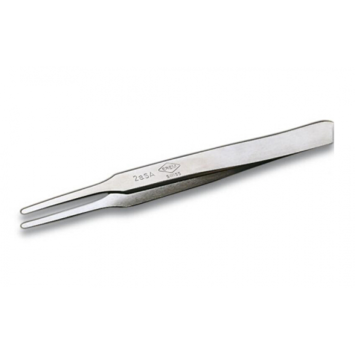 Erem瑞士进口精密镊子扁平圆形直头系列不锈钢非磁性耐酸耐热镊子