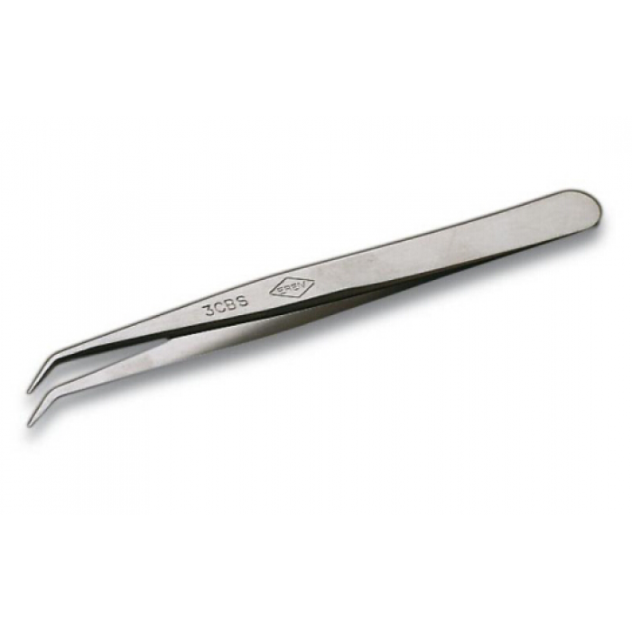 Erem瑞士进口精密镊子尖细弯头系列不锈钢非磁性耐酸耐热镊子